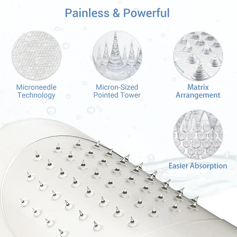 Microneedle Patch Eye - 1쌍 산성 마이크로니들 아이 패치 마스크,
