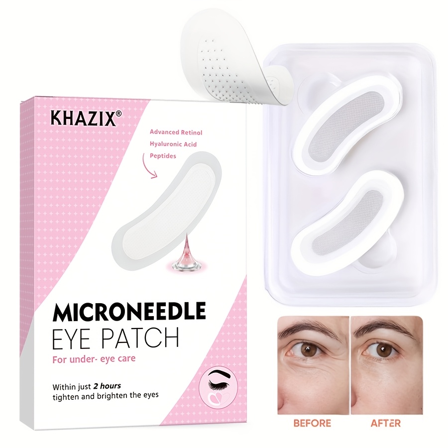 Microneedle Patch Eye - 2PCS 레티놀 마이크로니들 아이 패치, 이마,