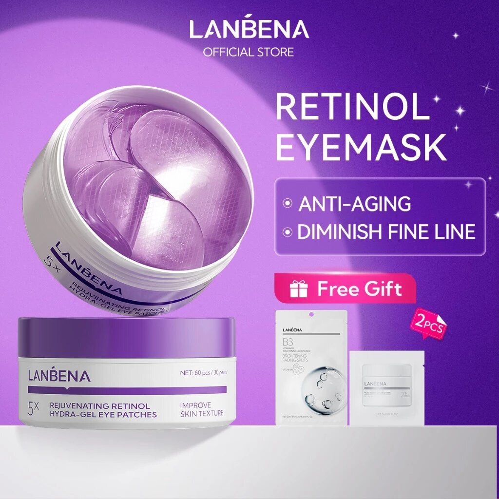 Microneedle Patch Eye - LANBENA 레티놀 안티 링클 아이 마스크
