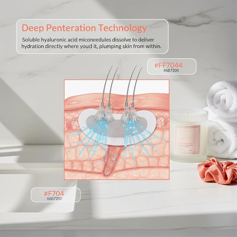 Microneedle Patch Eye - 수분 공급 아이 패치 마이크로니들 기술