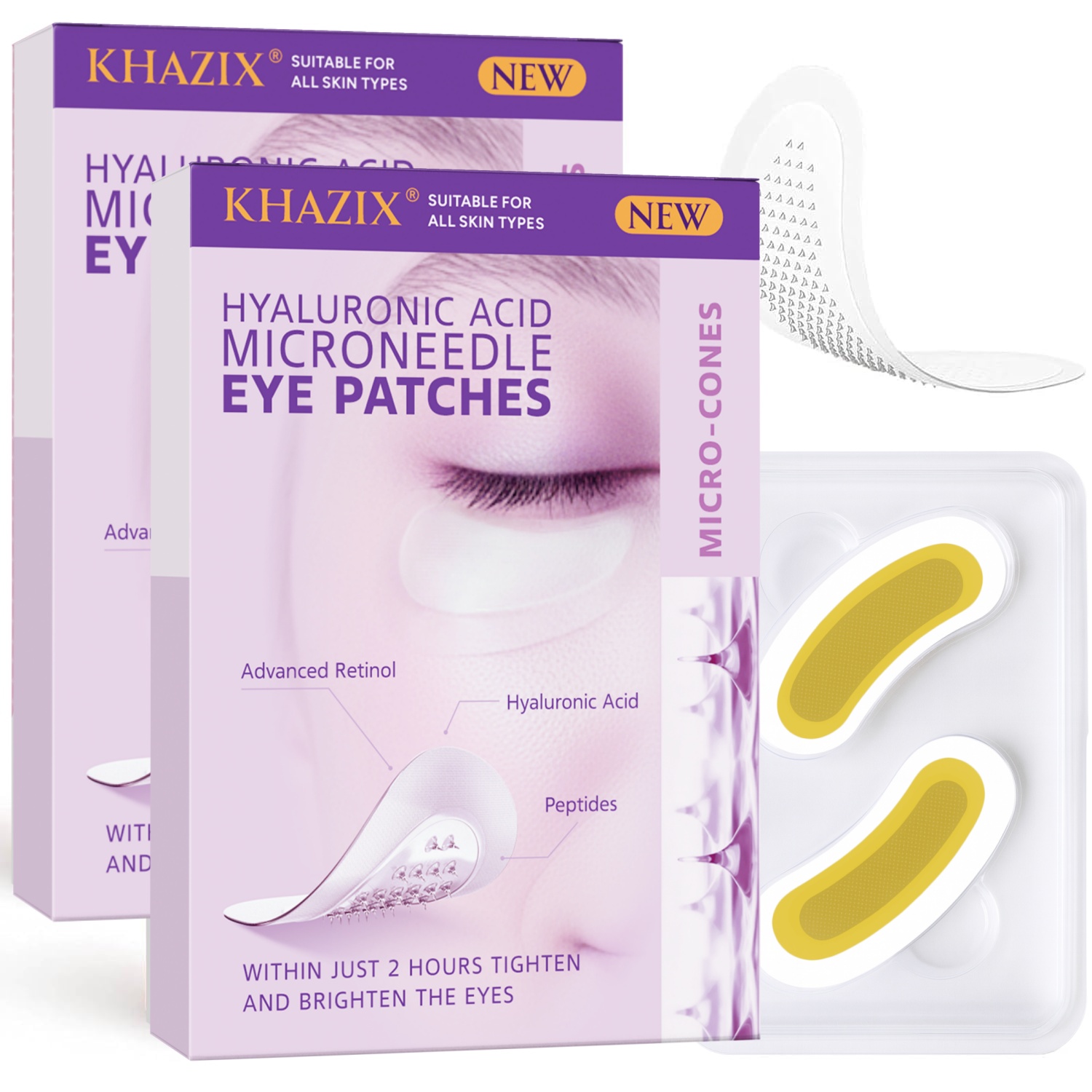 Microneedle Patch Eye - 레티놀 마이크로니들 아이 패치(히알루론산 및 탄력