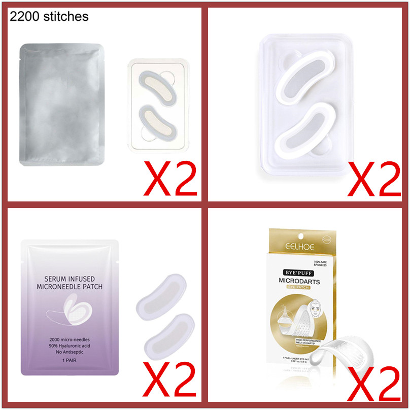 Microneedle Patch Eye - 2쌍 마이크로 니들 언더 아이 패치