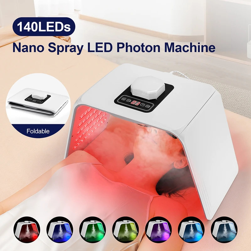 7가지 색상 LED 광자 미용 마스크 피부 보습 나노  - Spa & Wellness Earth City Москва 리뷰 및 가격