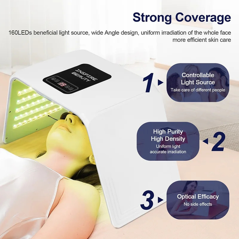 7가지 색상 LED 광자 미용 마스크 피부 보습 나노  - Spa & Wellness Earth City Москва 리뷰 및 가격