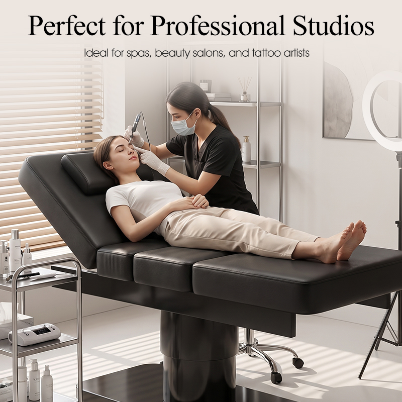 블랙 미니멀리스트 3모터 스파 마사지 가구 침대 (뷰티 - Spa Wellness And Beauty 리뷰 및 가격