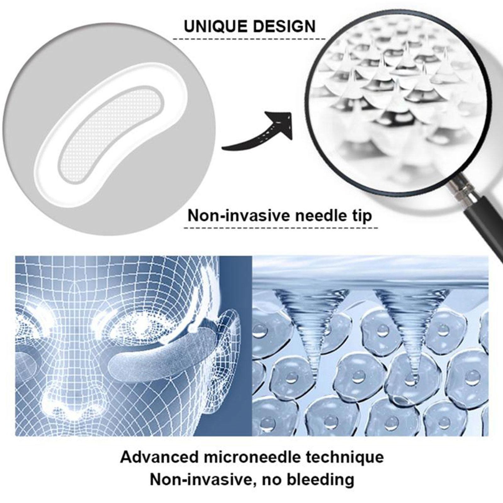 1 쌍의 히알루 론산 마이크로 니들 아이 패치 주름 방 - Microneedle Patch Eye 리뷰 및 가격