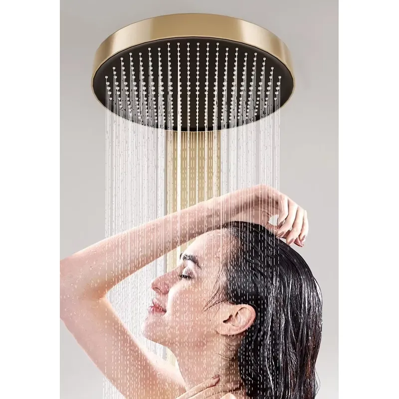 황동 레인폴 샤워 패널 세트 디지털 디스플레이 벽걸이형 - Spa & Wellness Earth City Москва 리뷰 및 가격
